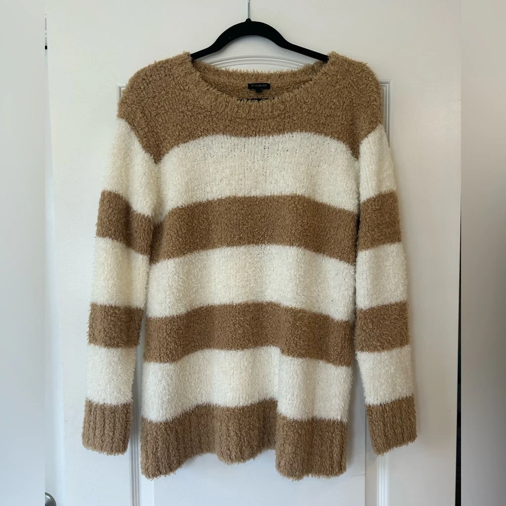 NWOT Talbots Ultra Plush Stripe Sweater
